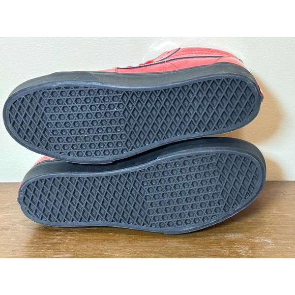 VANS Men’s Size 11.5 David Bowie Red Patent - Picture 7 of 9